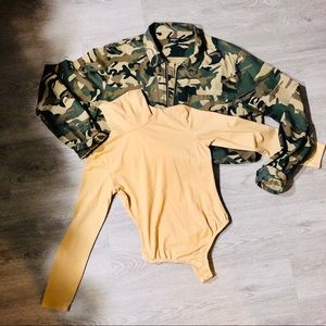 Nude Turtleneck BodySuit